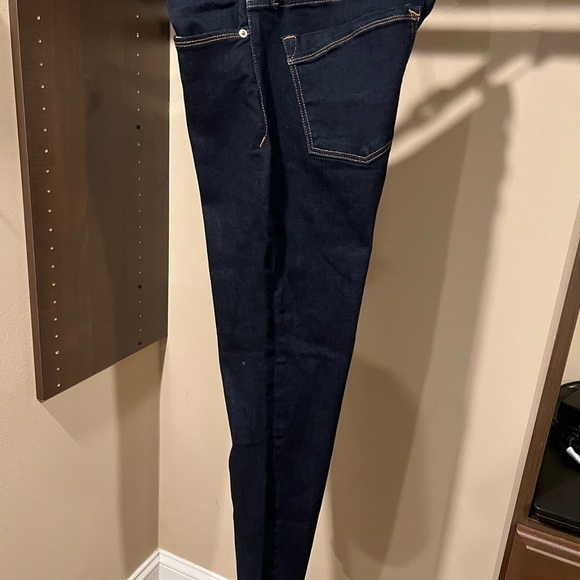 Express Women's Midnight Blue Skinny Jeans/Mid Rise - Picture 7 of 7